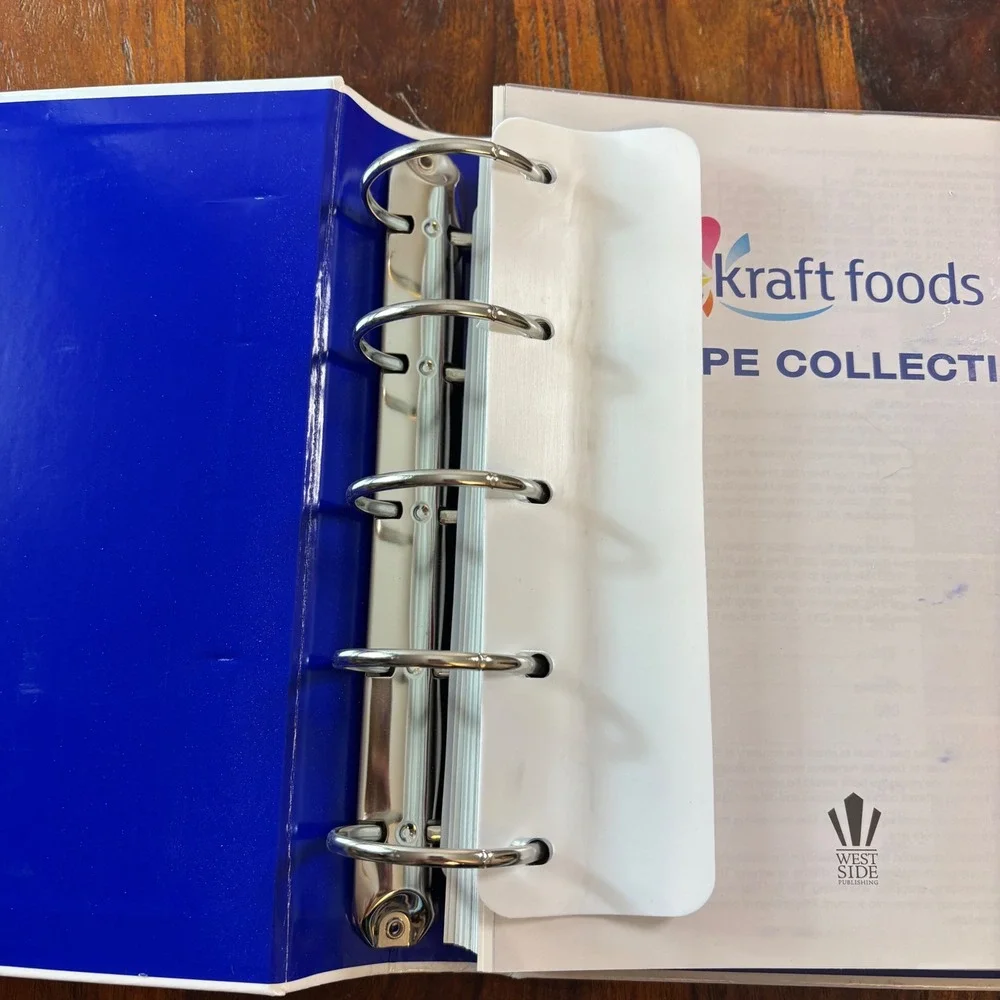 Kraft Foods Recipe Collection Binder Jell-O Velveeta Nabisco Cookbook 2012